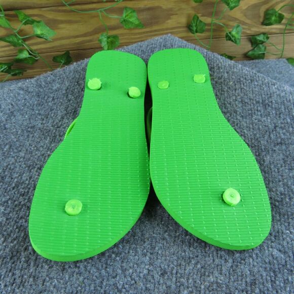 Havaianas Men's Slim Lime Flip Flop Green Synthetic Size 9M Gently Used 2025 - Picture 6 of 6